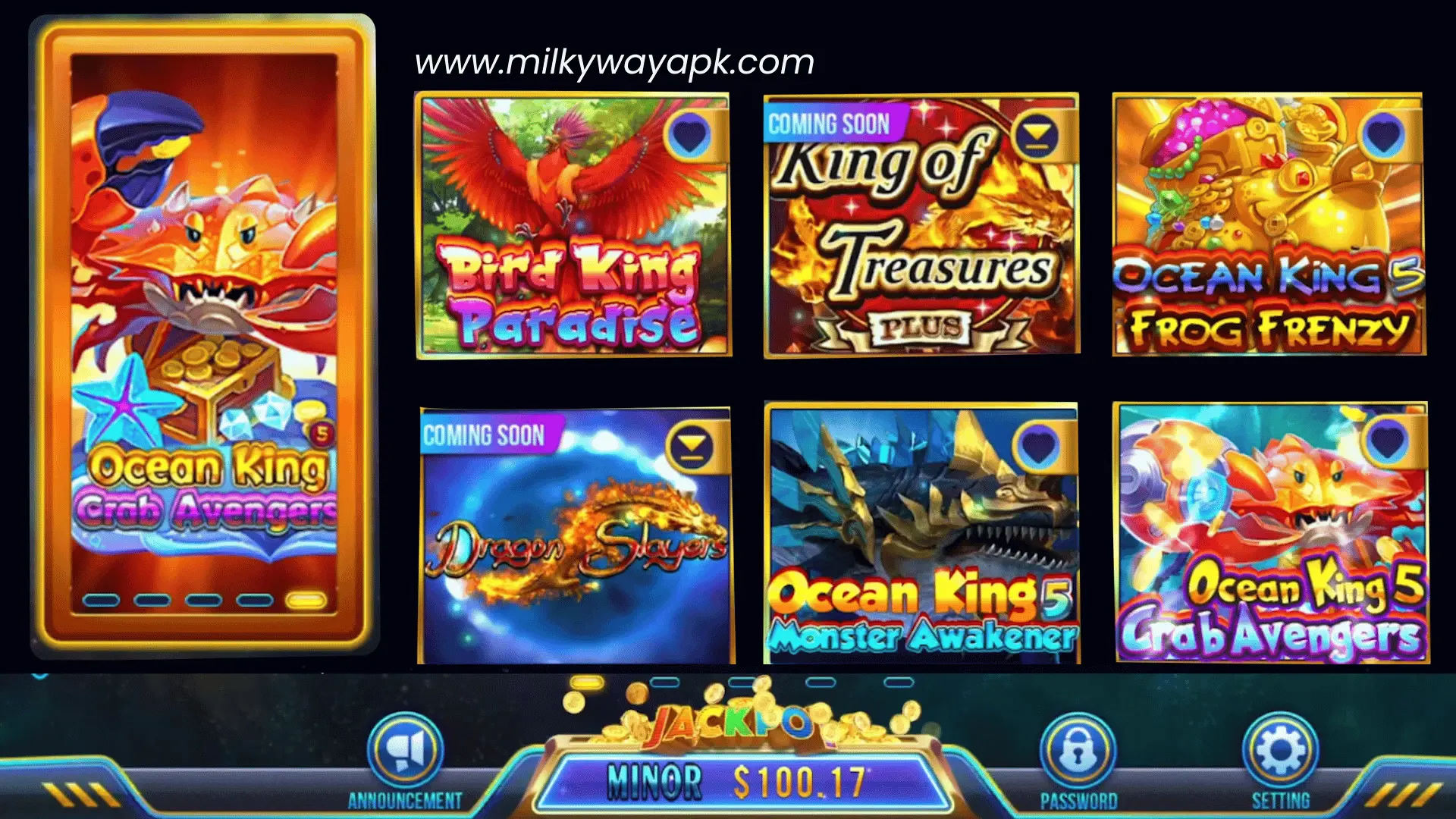 Milky Way Casino Games