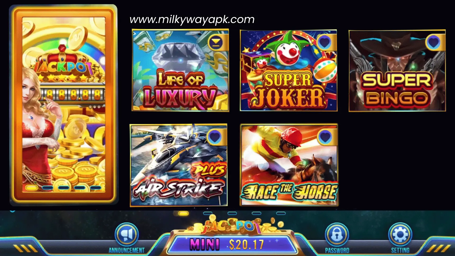 Milky Way Casino Games