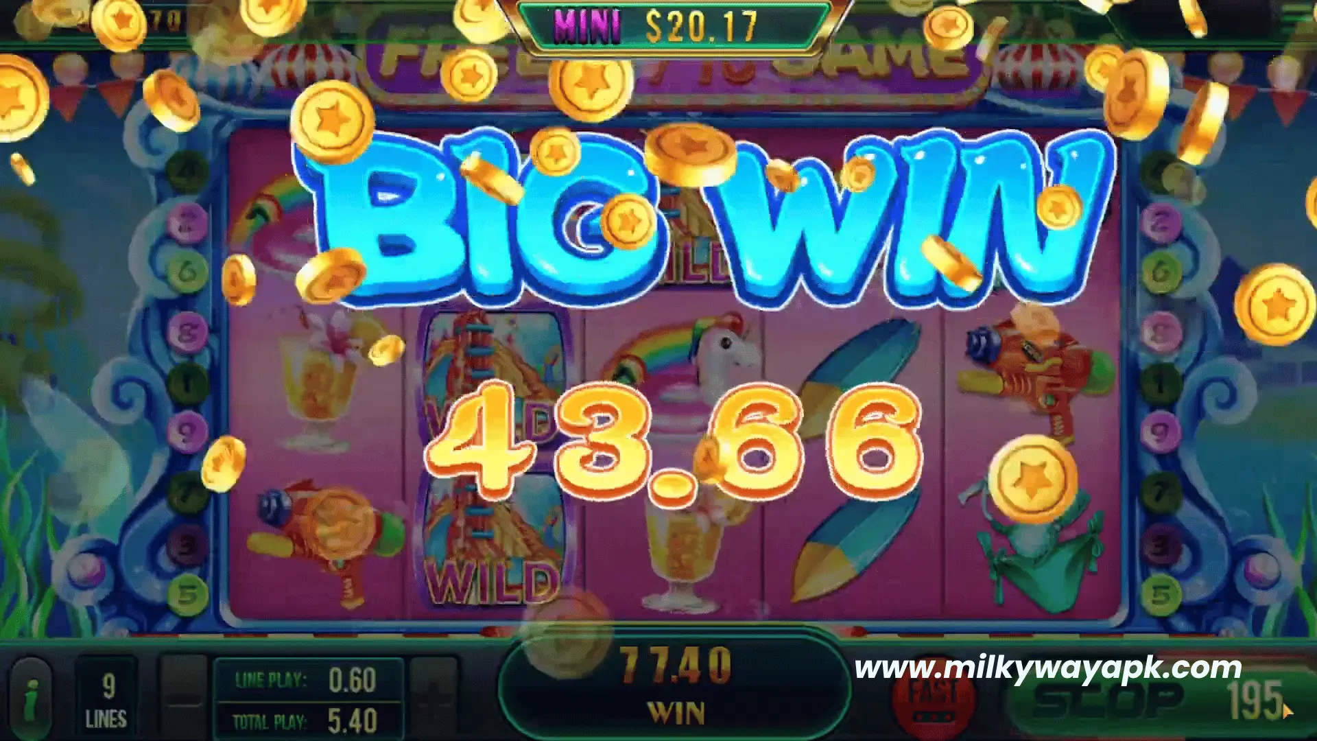 Milky Way Casino Gameplay