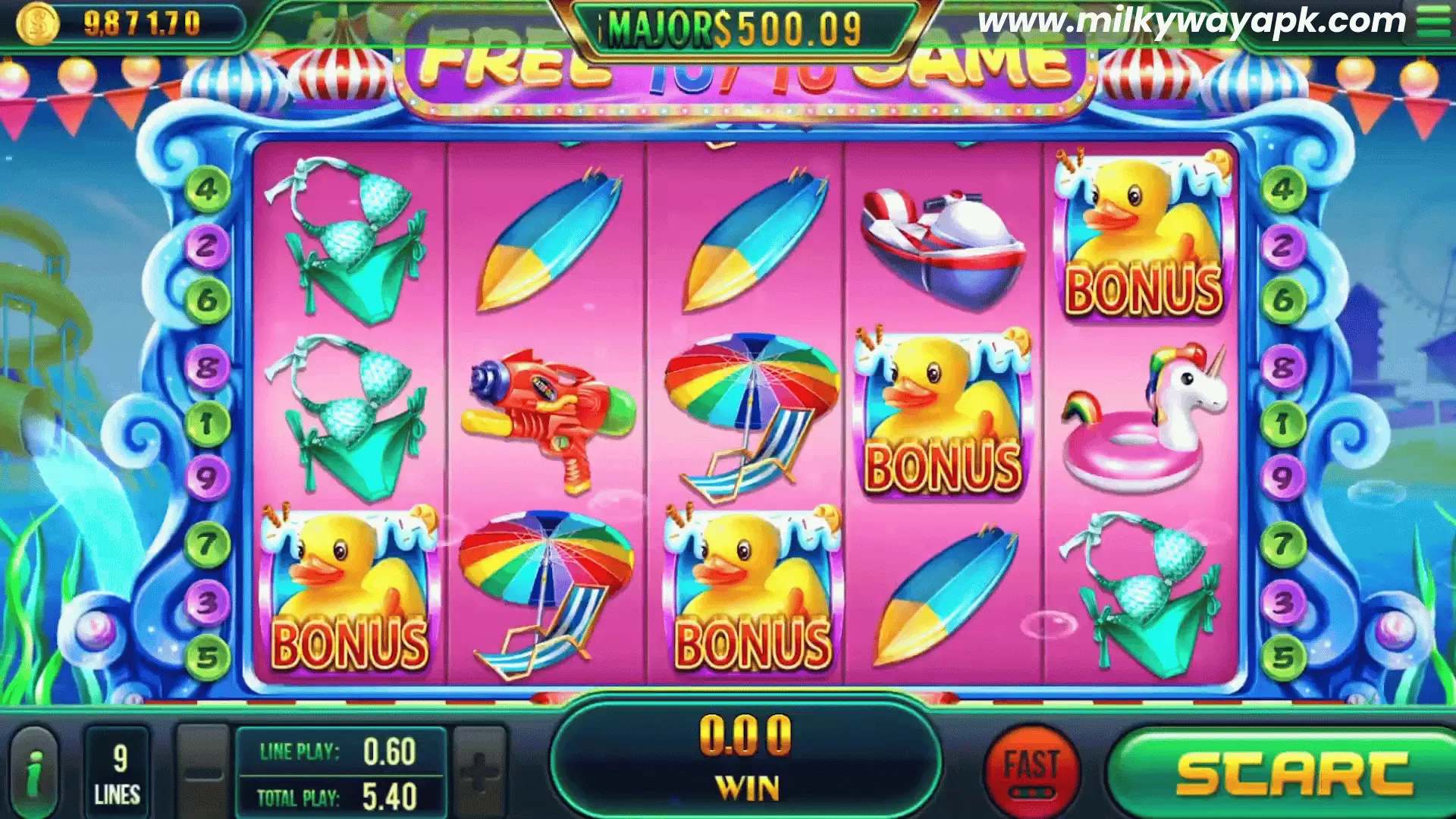 Milky Way Casino Gameplay