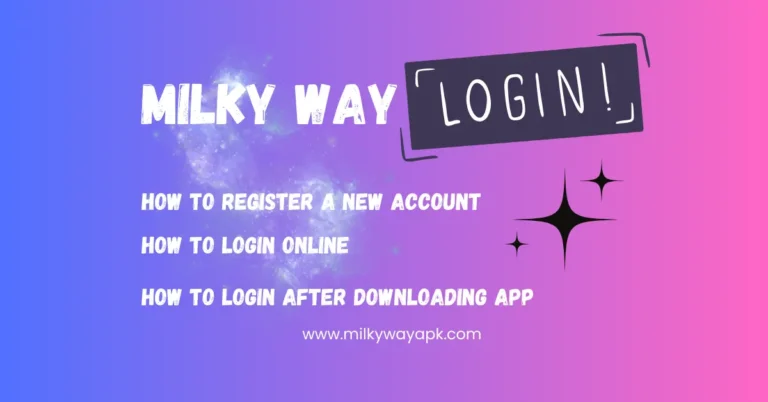 Milky Way 777 Login